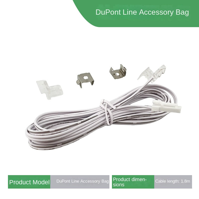 5V / 12V / 24V 2-Pin LED Strip Jumper Wires Solderless Led Strip Connectors for 5mm, 8mm and 10mm COB/SMD LED strips