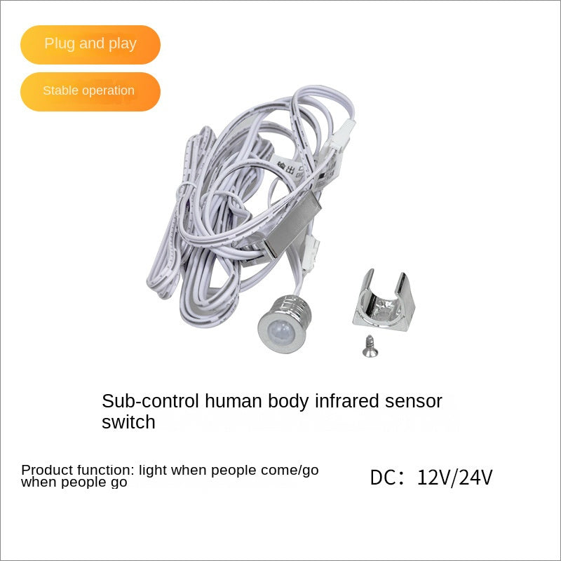 12V 24V Infrared Motion Sensor Switch for LED Strip Lights