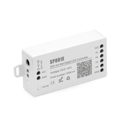 Smart RGBIC LED Controller – Dual Mode Bluetooth & WiFi, Custom Dynamic Effects for Addressable LED Fixtures