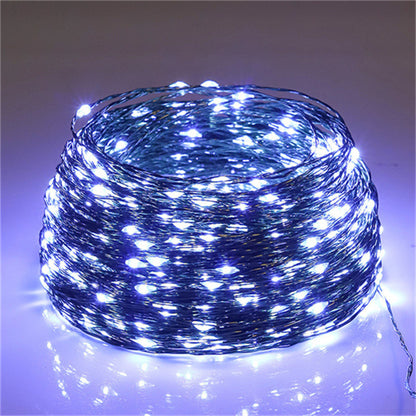 LED Remote Control Christmas String Lights Waterproof Copper Wire Fairy Lights for Festive Decor