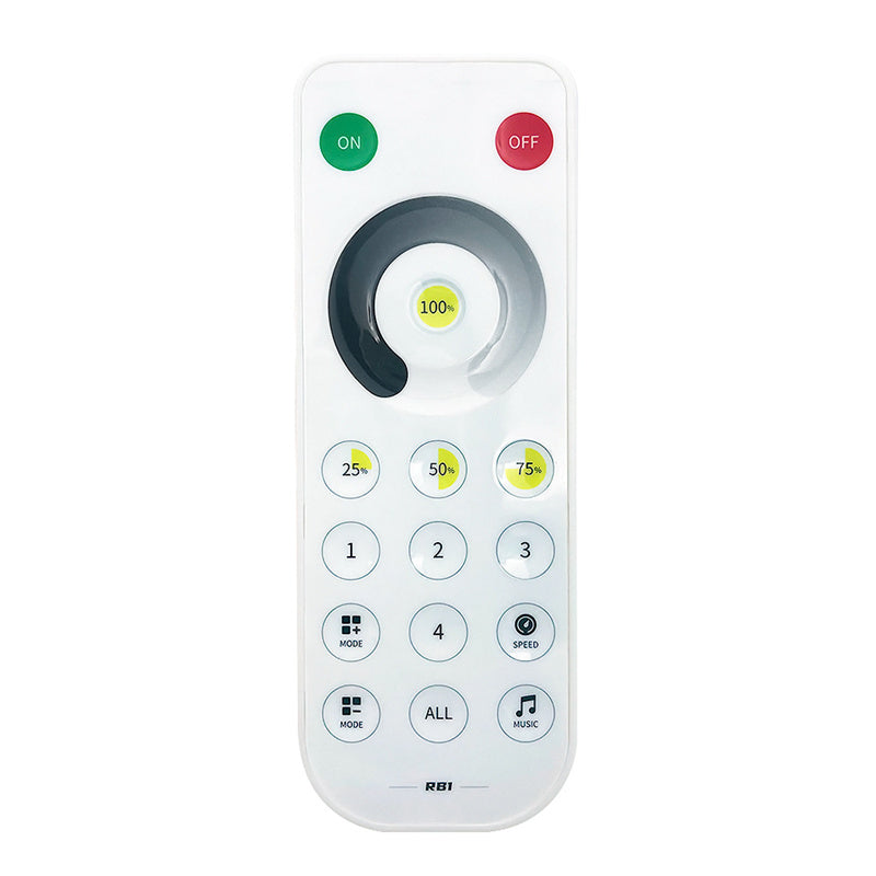 Bluetooth Music LED Controller – 5-in-1 RGB/RGBW LED Dimmer with PWM & SPI, Smart App Control for Colorful Light Strips