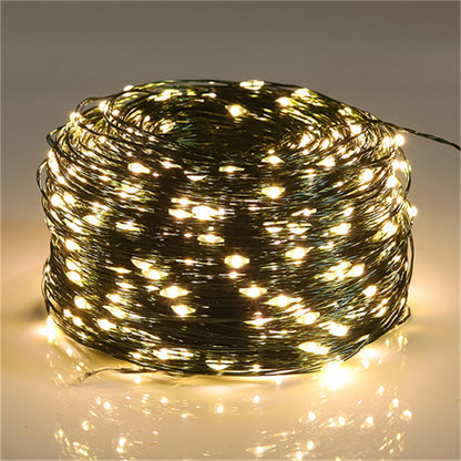 LED Remote Control Christmas String Lights Waterproof Copper Wire Fairy Lights for Festive Decor
