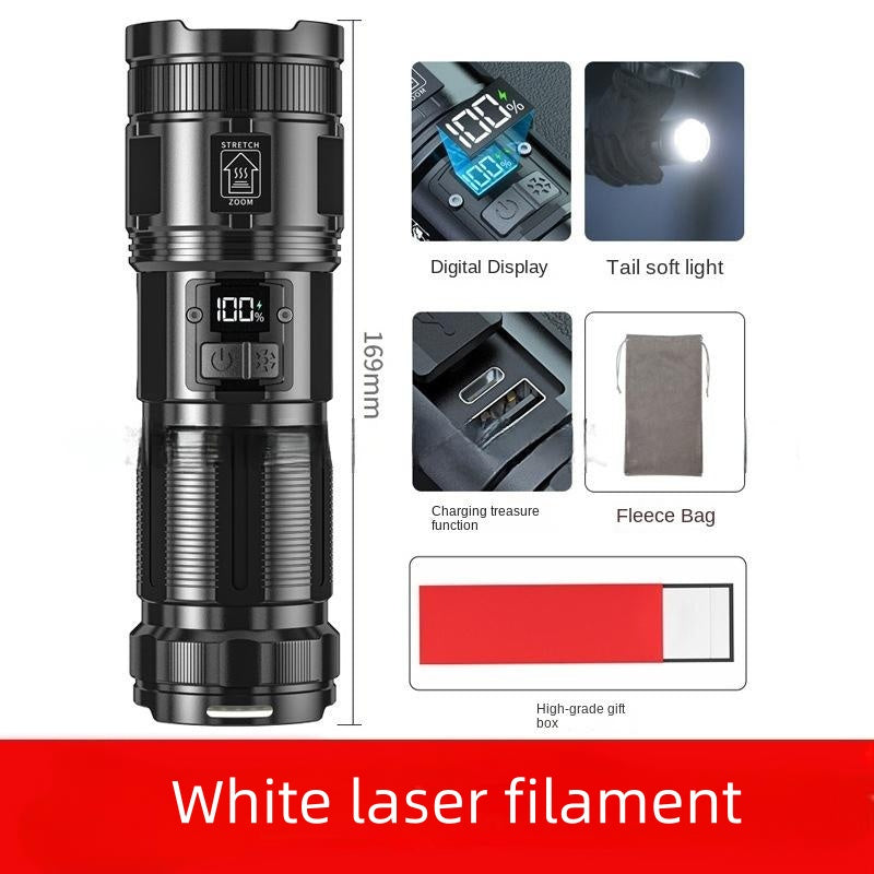 All-Terrain Multi-Function High-Power Flashlight — Built for Night Fishing, Hiking, Search & Rescue