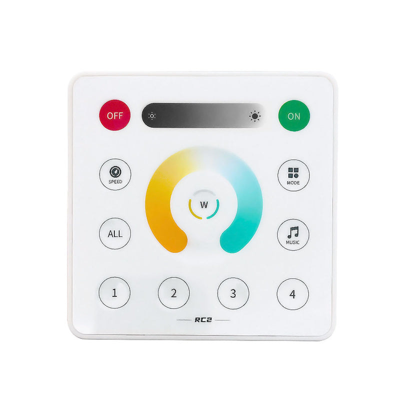 Bluetooth Music LED Controller – 5-in-1 RGB/RGBW LED Dimmer with PWM & SPI, Smart App Control for Colorful Light Strips