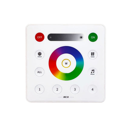 Bluetooth Music LED Controller – 5-in-1 RGB/RGBW LED Dimmer with PWM & SPI, Smart App Control for Colorful Light Strips