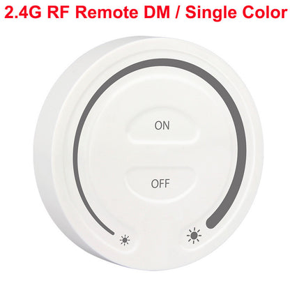 2.4G Wireless LED Dimmer Controller RGB/RGBWC Smart Group Control Touch Panel for Colorful LED Strip Lights