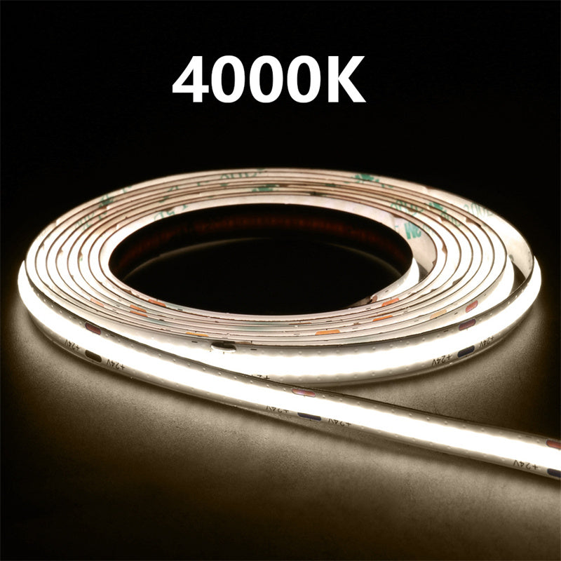 8mm Continuous COB LED Strip – High CRI, Flicker-Free, Ultra Bright & Flexible Linear Light 🌟 Professional-grade lighting in a slim, seamless, and easy-to-install form.