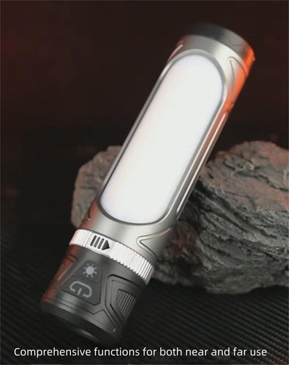 180° Rotatable Retractable Magnetic LED Work Light – Ultimate Hands-Free Flashlight for Camping & Outdoor Repairs