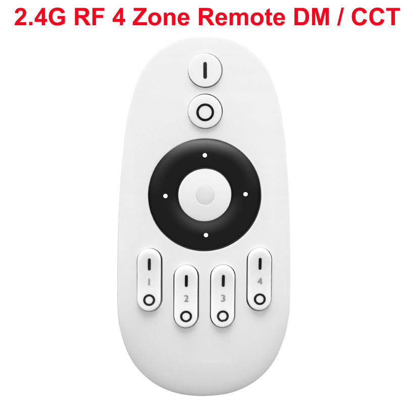 2.4G Wireless LED Dimmer Controller RGB/RGBWC Smart Group Control Touch Panel for Colorful LED Strip Lights