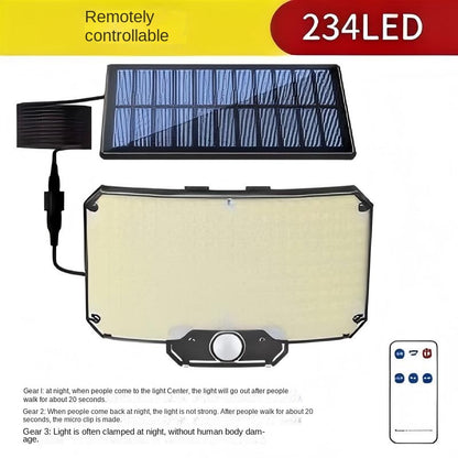 Ultra-Bright LED Solar Motion Sensor Light  IP65 Waterproof Split-Design Garden Wall Lamp
