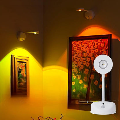 Smart Wireless RGB Wall Sconce – Rechargeable Motion Sensor Spotlight & Picture Light
