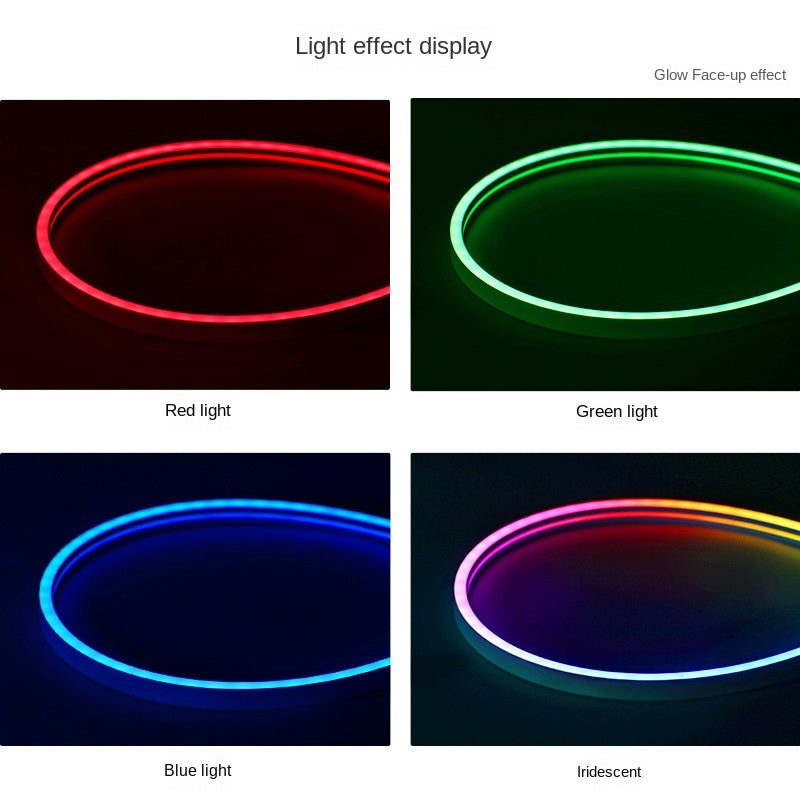 0306/0606 Silicone Neon RGBIC LED Strip Light – Side & Top Emitting IP65 Waterproof Dreamcolor Lighting