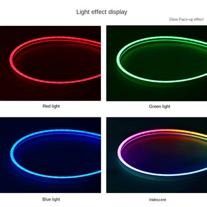 0306/0606 Silicone Neon RGBIC LED Strip Light – Side & Top Emitting IP65 Waterproof Dreamcolor Lighting