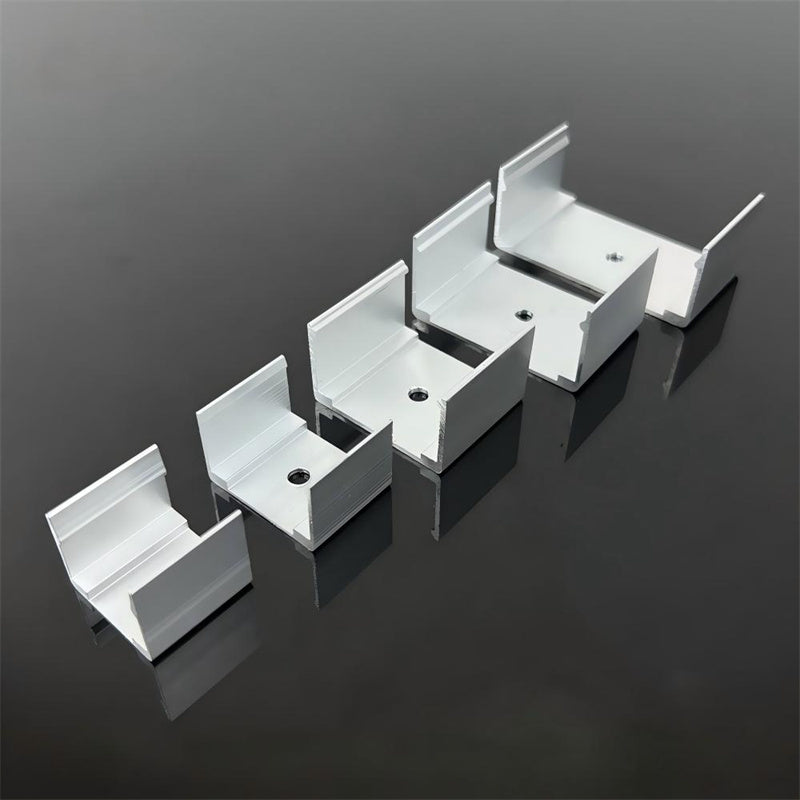 6063 Aluminum LED Strip Mounting Clips for Silicone Neon Lights