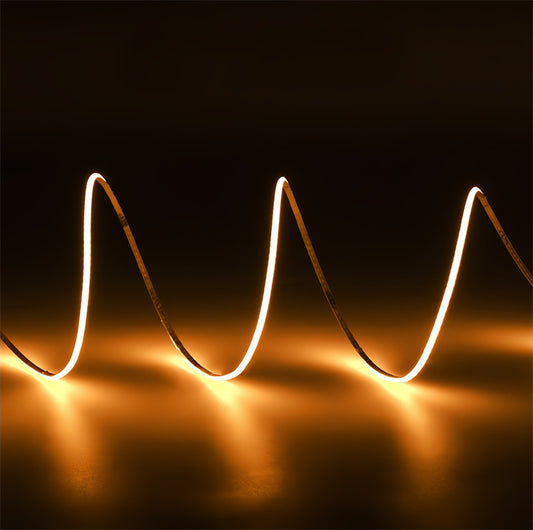 2mm Ultra Narrow COB LED Strip Light – Flicker-Free, High CRI, Low Voltage Adhesive Light Strip for Ambient & DIY Decoration