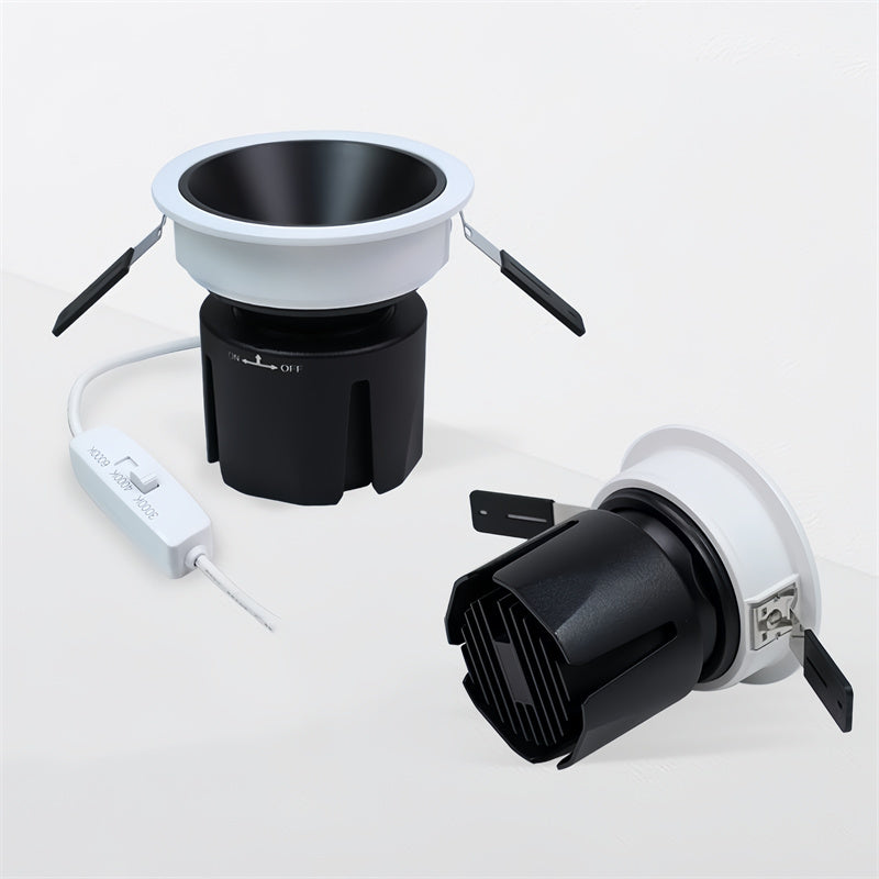 High-CRI Adjustable Recessed LED Spotlight – Multi CCT, Anti-Glare, Dimmable Indoor Downlight