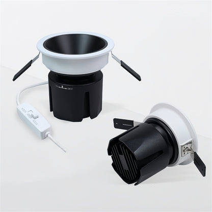 High-CRI Adjustable Recessed LED Spotlight – Multi CCT, Anti-Glare, Dimmable Indoor Downlight