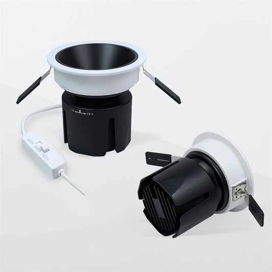 High-CRI Adjustable Recessed LED Spotlight – Multi CCT, Anti-Glare, Dimmable Indoor Downlight