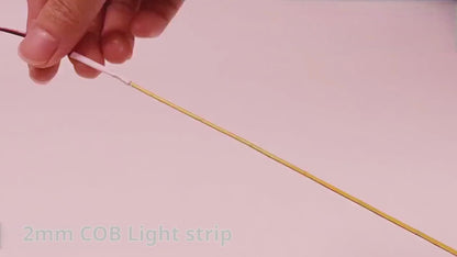4mm Ultra-Narrow COB LED Strip – 15000K Cool Glow, Flicker-Free, Flexible Ambient Light