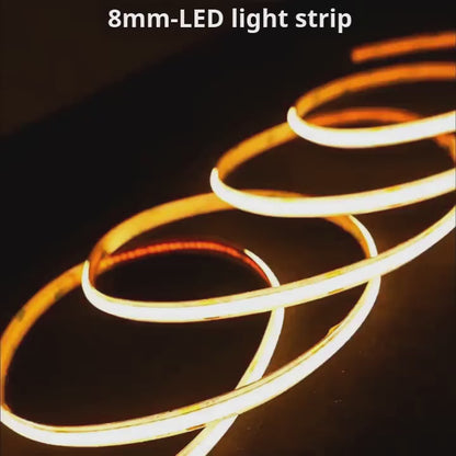 5V / 12V / 24V 2-Pin LED Strip Jumper Wires Solderless Led Strip Connectors for 5mm, 8mm and 10mm COB/SMD LED strips