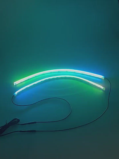 RGB Dynamic Flow Car LED Light Strip – Smart APP-Controlled Turn Signal & Ambient Lighting