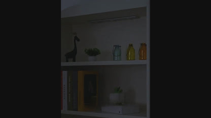 Ultra-Thin Smart Motion Sensor LED Light Strip Rechargeable Self-Adhesive Cat-Eye Lighting for Wine Cabinets&Wardrobes