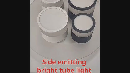 Side-Emitting Surface-Mounted LED Downlight · No-Cut Installation · 3-Color Switchable (Warm/Neutral/Cool) · 5W/7W/12W · Hallway, Bedroom, Living Room