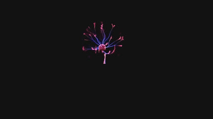 Interactive Plasma Ball Lamp – Touch & Sound Activated Magic Lightning Sphere – STEM Science Novelty Light