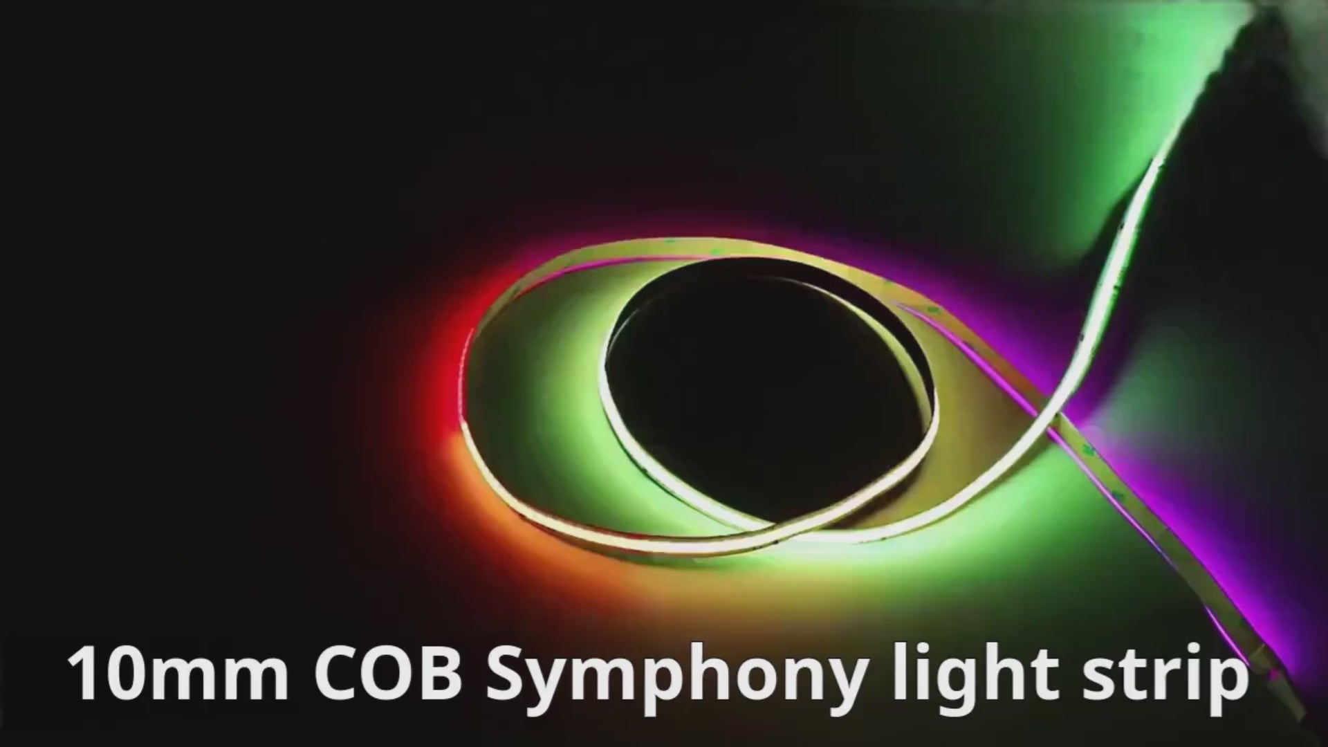 10mm COB RGBIC LED strip flowing chasing ligh