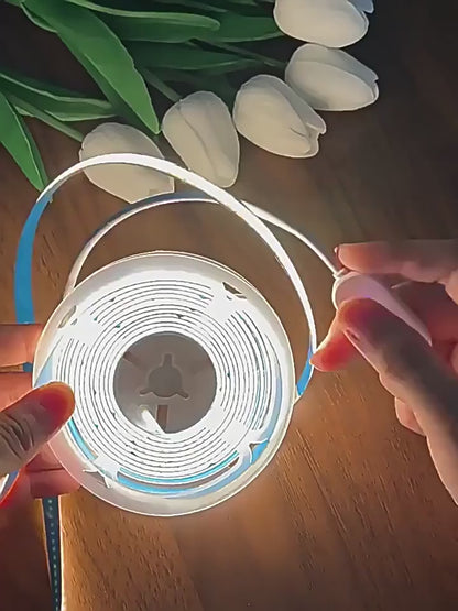 5V USB COB LED Strip Light with Touch Switch,Flexible Cabinet Light