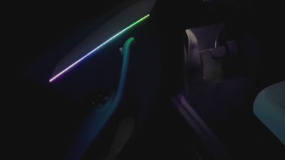 Wireless Acrylic Symphony Ambient Light Kit - 64-Color Wrap-Around Interior Lighting, App Control & Sync Footwell Lights