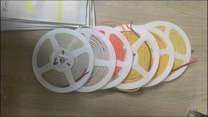 2.7mm COB LED Strip – Ultra-Slim, Soft White, 480 LEDs/m, Flicker-Free Accent Light  🔦 Perfect for fine detail lighting, compact designs, and smooth ambient glow