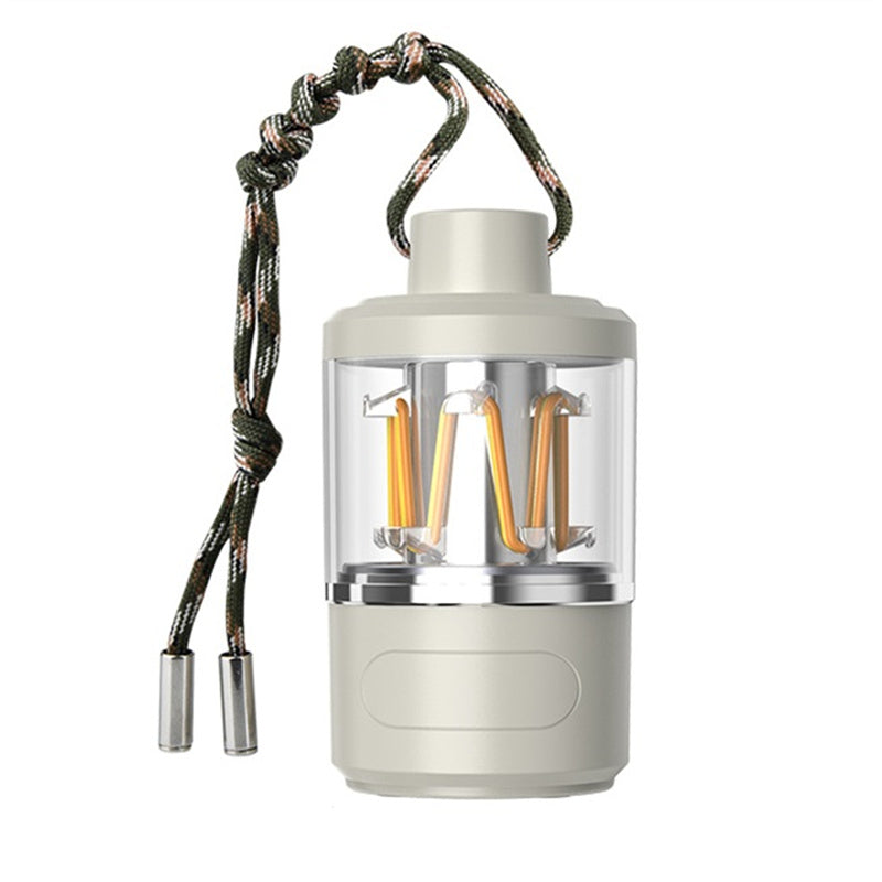 New Portable Table Lamp Multifunctional Rechargeable Lamp Vintage Mini Lamp Atmosphere Light Outdoor Powerbank Charger