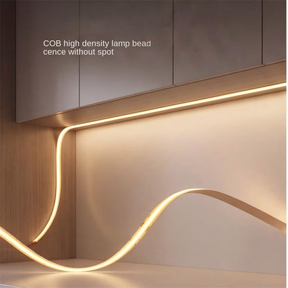 5V USB COB LED Strip Light with Touch Switch,Flexible Cabinet Light