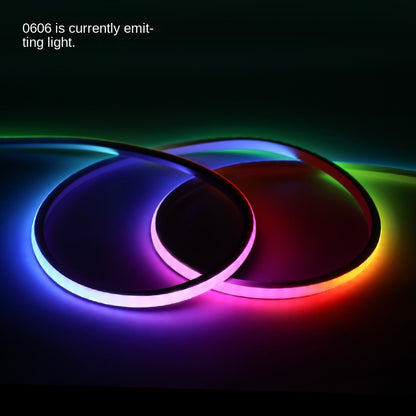 0306/0606 Silicone Neon RGBIC LED Strip Light – Side & Top Emitting IP65 Waterproof Dreamcolor Lighting