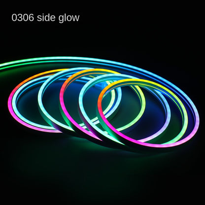 0306/0606 Silicone Neon RGBIC LED Strip Light – Side & Top Emitting IP65 Waterproof Dreamcolor Lighting