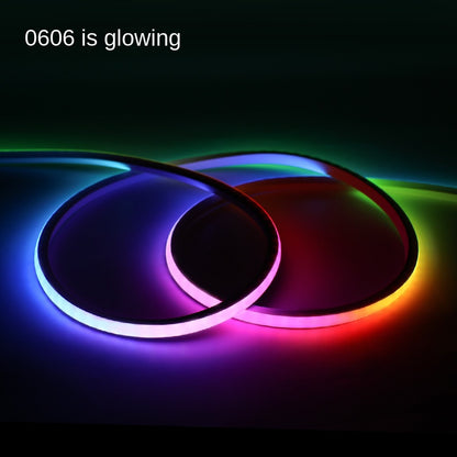 0306/0606 Silicone Neon RGBIC LED Strip Light – Side & Top Emitting IP65 Waterproof Dreamcolor Lighting