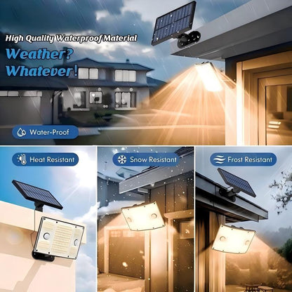 Ultra-Bright LED Solar Motion Sensor Light  IP65 Waterproof Split-Design Garden Wall Lamp