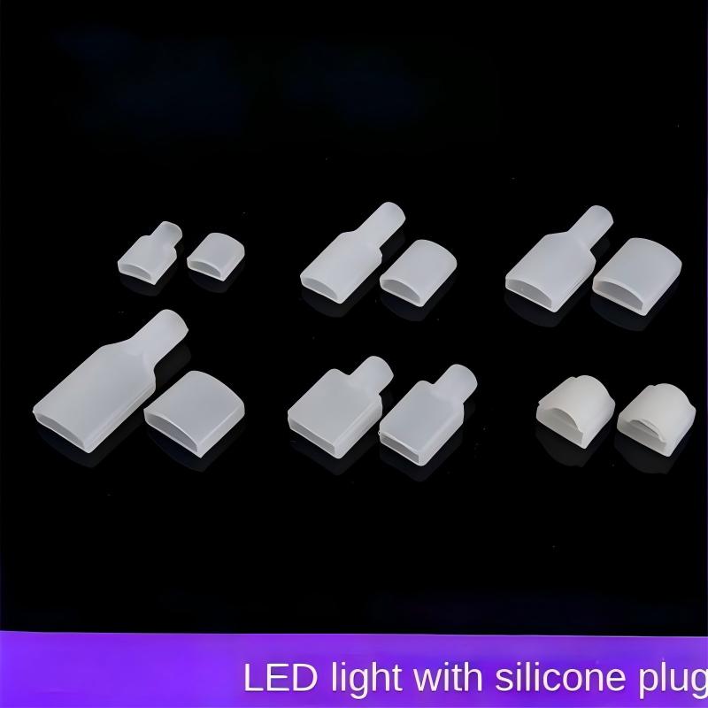 Silicone LED Strip Light End Caps – Waterproof Neon Strip End Plugs